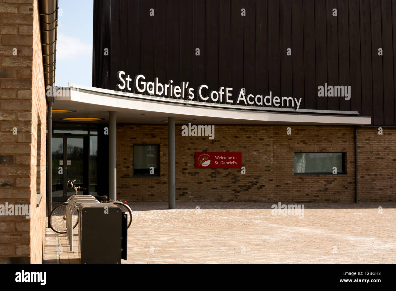 St. Gabriel`s C of E Academy school, Houlton, Rugby, Warwickshire, UK Stock Photo